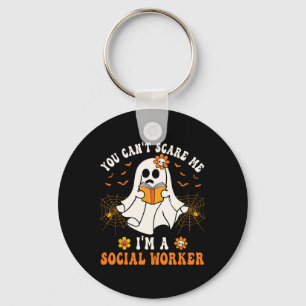 Kann mich nicht als Sozialarbeiter zu Halloween an Schlüsselanhänger