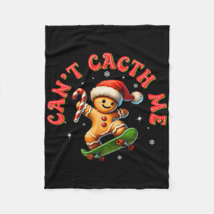 Kann mich nicht erwischen Groovy Weihnachten Lebku Fleecedecke