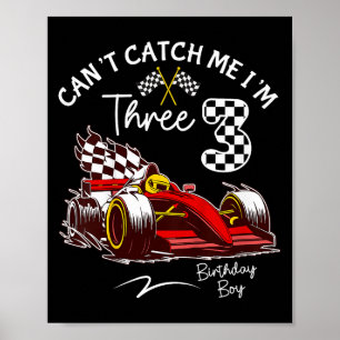Kann mich nicht erwischen, ich bin 3 Super Red Rac Poster