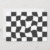 Kann mich nicht erwischen, ich bin drei Junge am 3 Einladung (Rückseite)