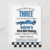 Kann mich nicht erwischen, ich bin drei Junge am 3 Einladung (Vorderseite)