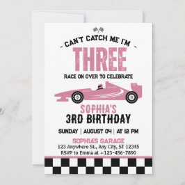 Kann mich nicht erwischen, ich bin drei Rennwagen Einladung