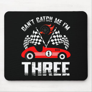 Kann mich nicht fangen, ich bin drei 3. Geburtstag Mousepad