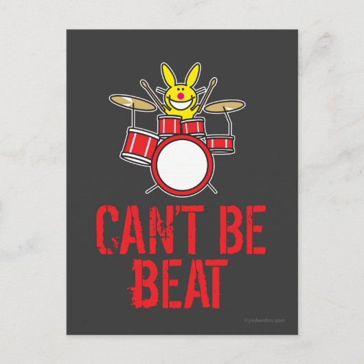 Kann mich nicht schlagen postkarte (Vorderseite)