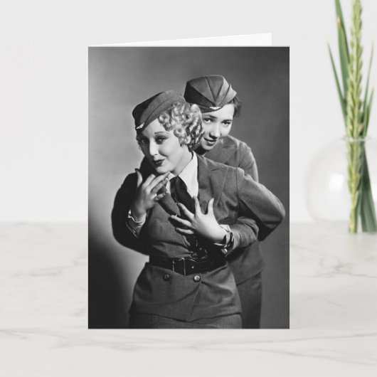 Kann mir die Hände nicht von deiner Lesben-Grußkar Karte (Vorderseite)