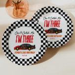 Kann mir kein Red Race Car 3. Geburtstag Party hol Pappteller<br><div class="desc">Dies ist ein Can't Catch Me Red Flame Race Car 3. Geburtstag Party Paper Teller!</div>