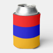 Kann mit der Flagge Armeniens kühlen Dosenkühler (Kanne Vorderseite)
