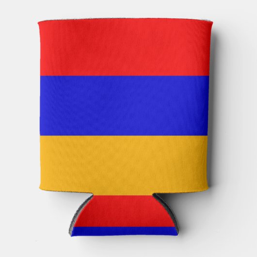 Kann mit der Flagge Armeniens kühlen Dosenkühler (Vorderseite)