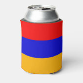 Kann mit der Flagge Armeniens kühlen Dosenkühler (Kanne Rückseite)