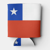 Kann mit der Flagge des Chilen kühlen Dosenkühler (Vorderseite)