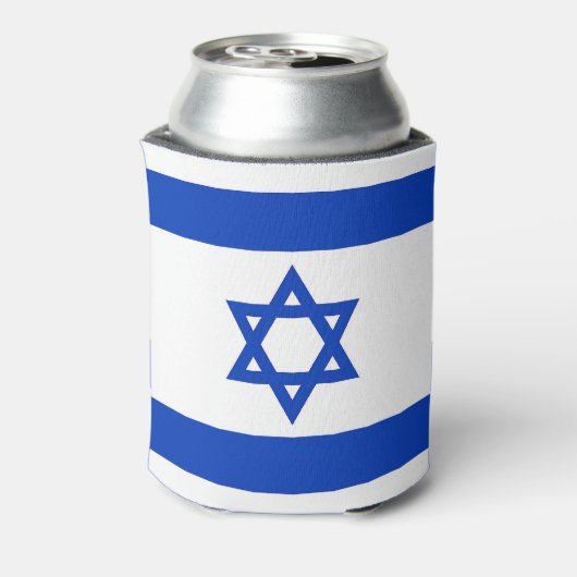 Kann mit der Flagge Israels kühlen Dosenkühler (Kanne Rückseite)