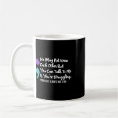 Kann mit mir sprechen, dass du dich mit Selbstmord Kaffeetasse (Links)