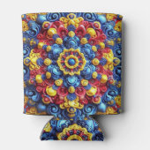 Kann mit rumänischem Farbdesign kühlen Dosenkühler (Rückseite)