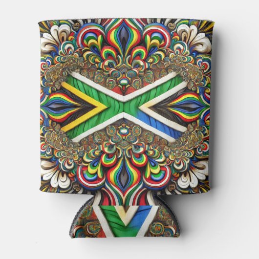 Kann mit südafrikanischem Farbdesign kühlen Dosenkühler (Vorderseite)