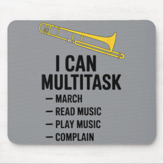 Kann Multitasking Lustiges Marschierband-Geschenk Mousepad