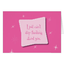 Kann nicht an, Sie zu denken stoppen