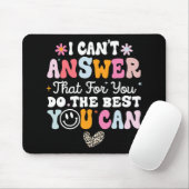 Kann nicht antworten, dass Sie das Beste tun, was Mousepad (Mit Mouse)