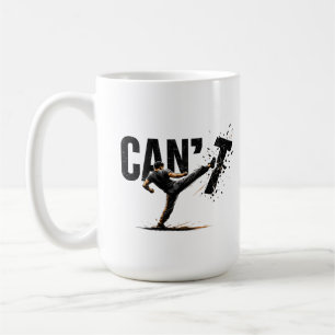 Kann nicht aufhören, Kampfsport-Kickboxen zu kämpf Kaffeetasse