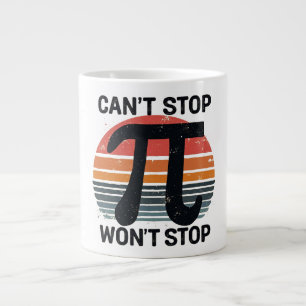 Kann nicht aufhören, Pi Day zu stoppen Jumbo-Tasse