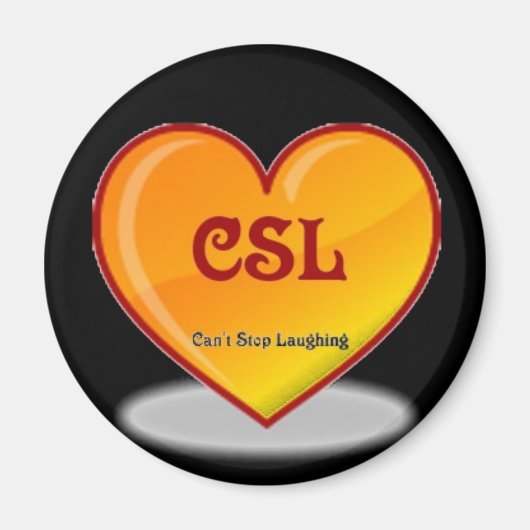 KANN NICHT AUFHÖREN ZU LACHEN MAGNET (Vorne)