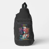 Kann nicht den stupiden surrealen medizinischen Ge Crossbody Bag (Vorderseite)
