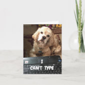 KANN NICHT EINGEBEN, WENN ICH SAGEN KÖNNTE *GLÜCKL KARTE (Vorderseite)