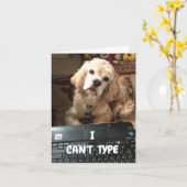 KANN NICHT EINGEBEN, WENN ICH SAGEN KÖNNTE *GLÜCKL KARTE (Gelbe Blume)