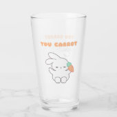 Kann nicht ernst sein Carrot Edition - Bunny Pun Glas (Rückseite)