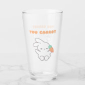 Kann nicht ernst sein Carrot Edition - Bunny Pun Glas (Vorderseite)