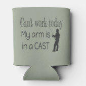 Kann nicht funktionieren Fischen Spaß Dosenkühler (Rückseite)