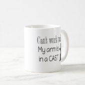 Kann nicht funktionieren Fischen Spaß Kaffeetasse (VorderseiteRechts)