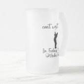 KANN NICHT GOLF SPIELEN MATTGLAS BIERGLAS (VorderseiteRechts)