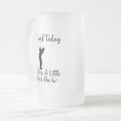 KANN NICHT GOLF SPIELEN MATTGLAS BIERGLAS (Vorderseite Links)