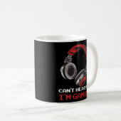 Kann nicht hören, dass ich Gaming bin - Gamer-Vide Kaffeetasse (VorderseiteRechts)