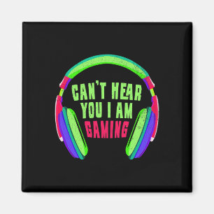 Kann nicht hören, dass ich Gaming-Gamer und Videos Magnet