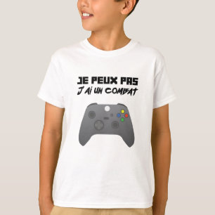 Kann nicht Joystick Kampf Videospiele Xbox T-Shirt