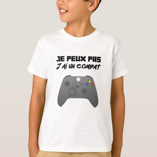 Kann nicht Joystick Kampf Videospiele Xbox T-Shirt (Vorderseite)