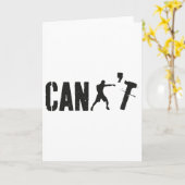 Kann nicht lustiger Boxcoach Box-Trainer Boxer spi Karte (Gelbe Blume)