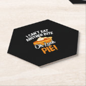 Kann nicht noch einen Biss essen, Oh schau mal Fun Untersetzer (angewinkelt)