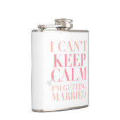 Kann nicht Ruhe Behalten werden - ich werde heirat Flachmann (Rechts)