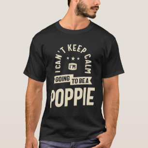 Kann nicht ruhig Behalten werden, Poppie-to-be - V T-Shirt