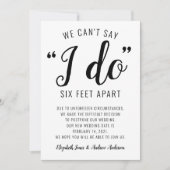 Kann nicht sagen, ich mache sechs Meter nach dem D Ankündigung (Vorderseite)