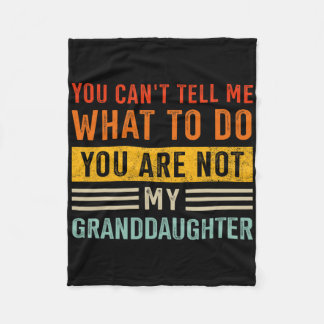 Kann nicht sagen, was nicht Grandtochter für Opa F Fleecedecke