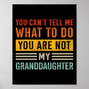 Kann nicht sagen, was nicht Grandtochter für Opa F Poster