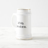 Kann nicht schlafen bierglas (Vorderseite Links)