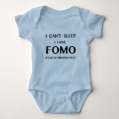 Kann nicht schlafen ich haben FOMO Baby-Bodysuit Baby Strampler (Vorderseite)