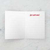 Kann nicht sehen, warum du krank sein musst...but karte (Innenseite)