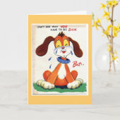 Kann nicht sehen, warum du krank sein musst...but karte (Gelbe Blume)