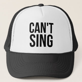 Kann nicht singen truckerkappe