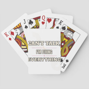 Kann nicht sprechen, ich repariere gerade alles — spielkarten